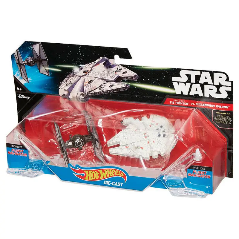 Blister First Order TIE Millennium Falcon Star Wars Hot Wheels product photo