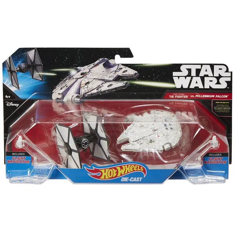 Blister First Order TIE Millennium Falcon Star Wars Hot Wheels product photo