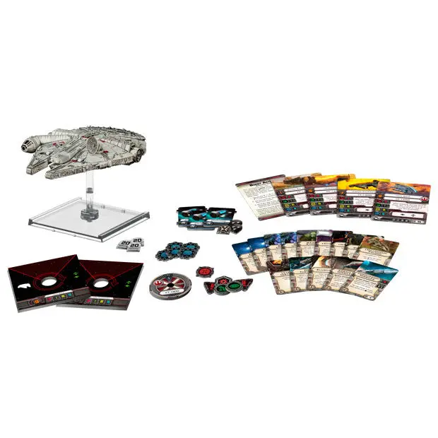 Star Wars Millennium Falcon miniatures game product photo