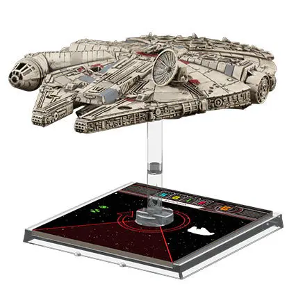 Star Wars Millennium Falcon miniatures game product photo
