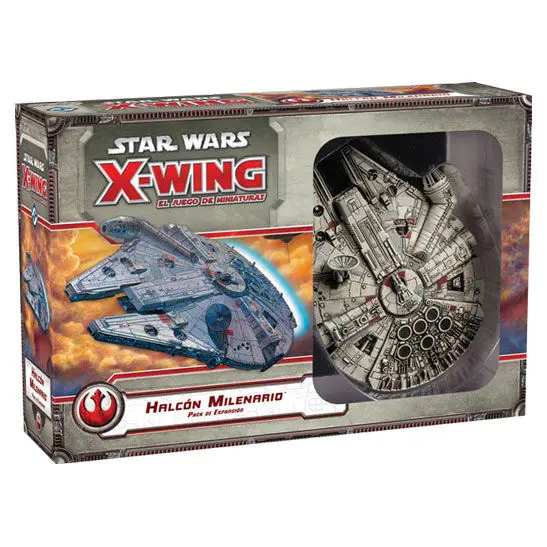 Star Wars Millennium Falcon miniatures game product photo