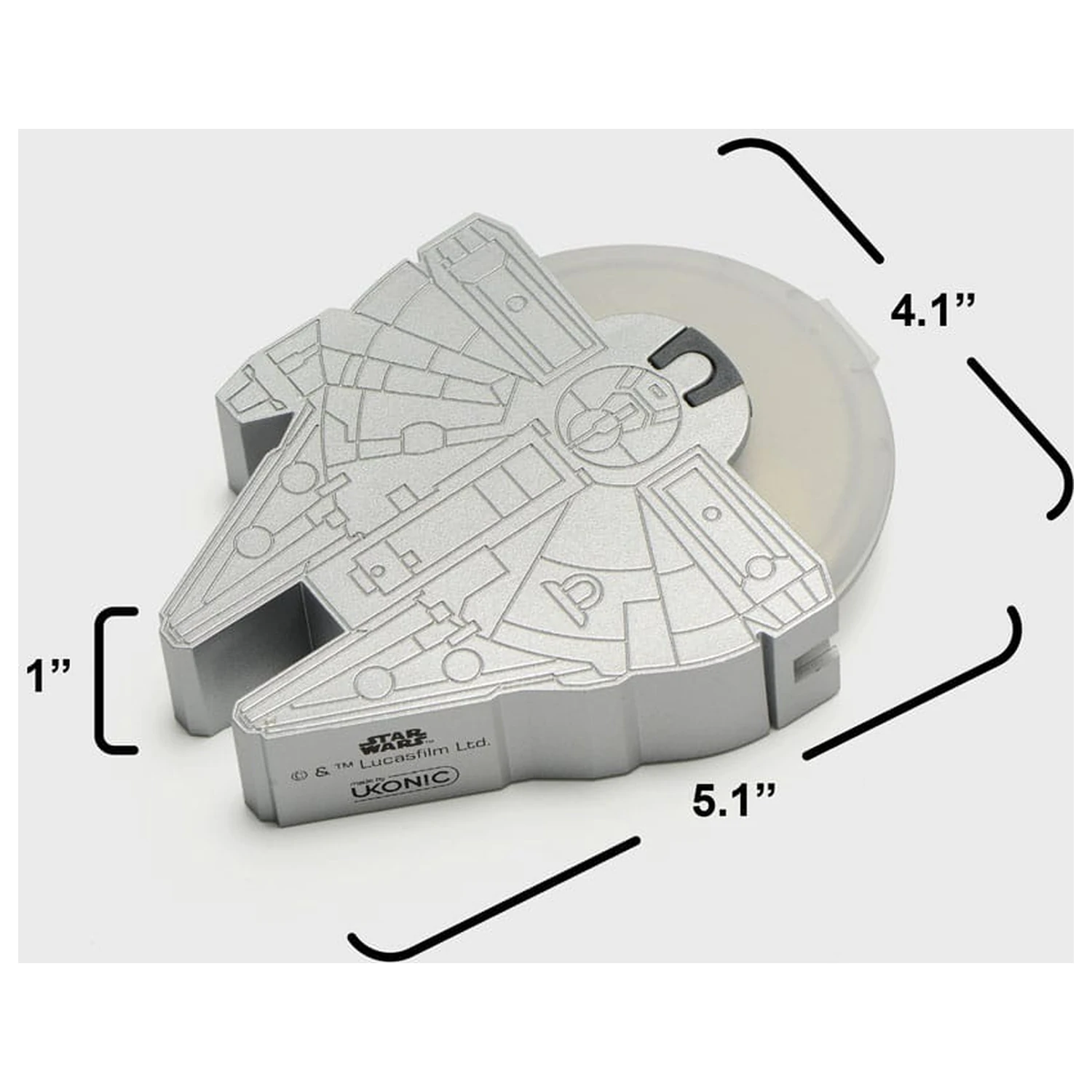 Star Wars Pizza Cutter Millennium Falcon product photo