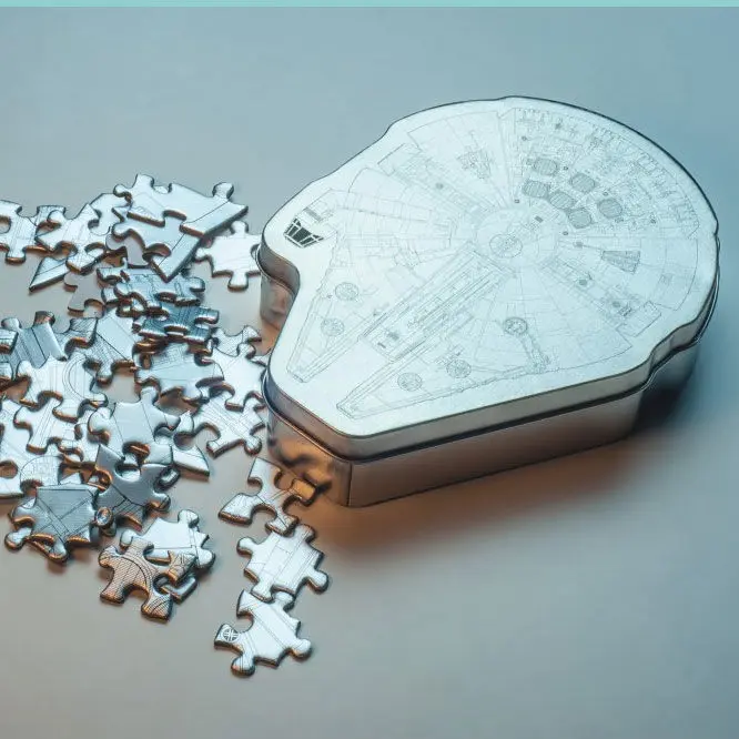 Star Wars Millennium Falcon puzzle 200pc product photo