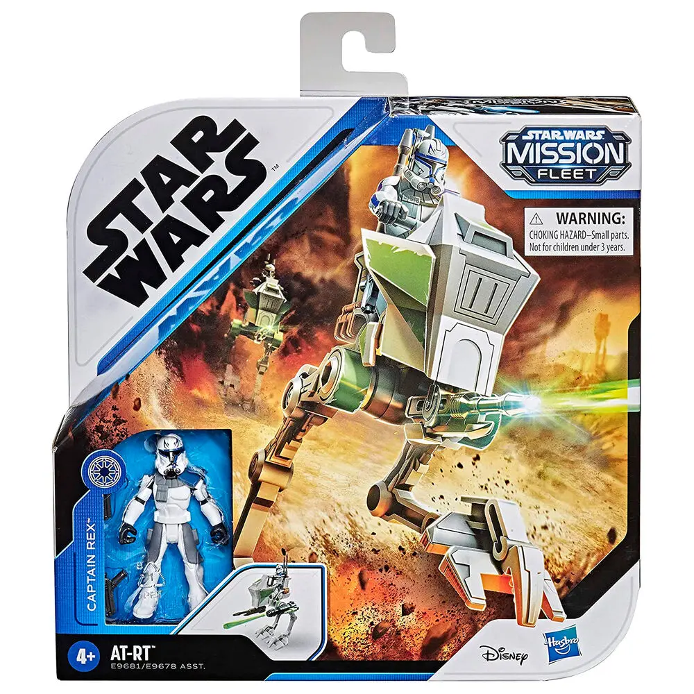 Star Wars Mission Fleet Captain Rex + AT-RT set figure product photo