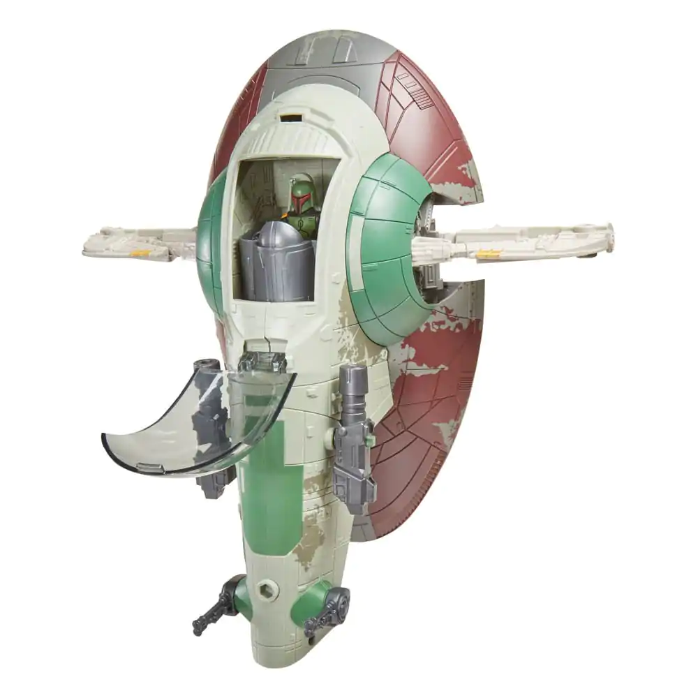 Star Wars Mission Fleet Fahrzeug Vehicle with Figure Firespray with Boba Fett 6 cm product photo