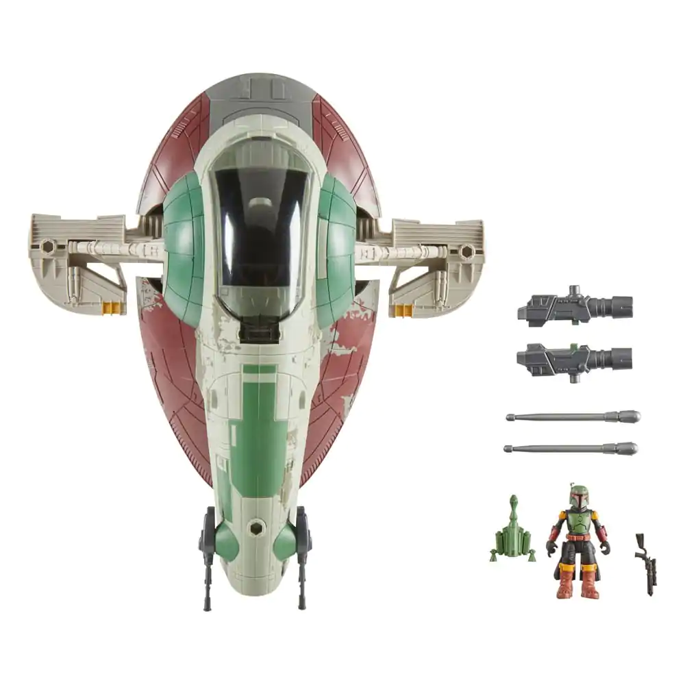 Star Wars Mission Fleet Fahrzeug Vehicle with Figure Firespray with Boba Fett 6 cm product photo