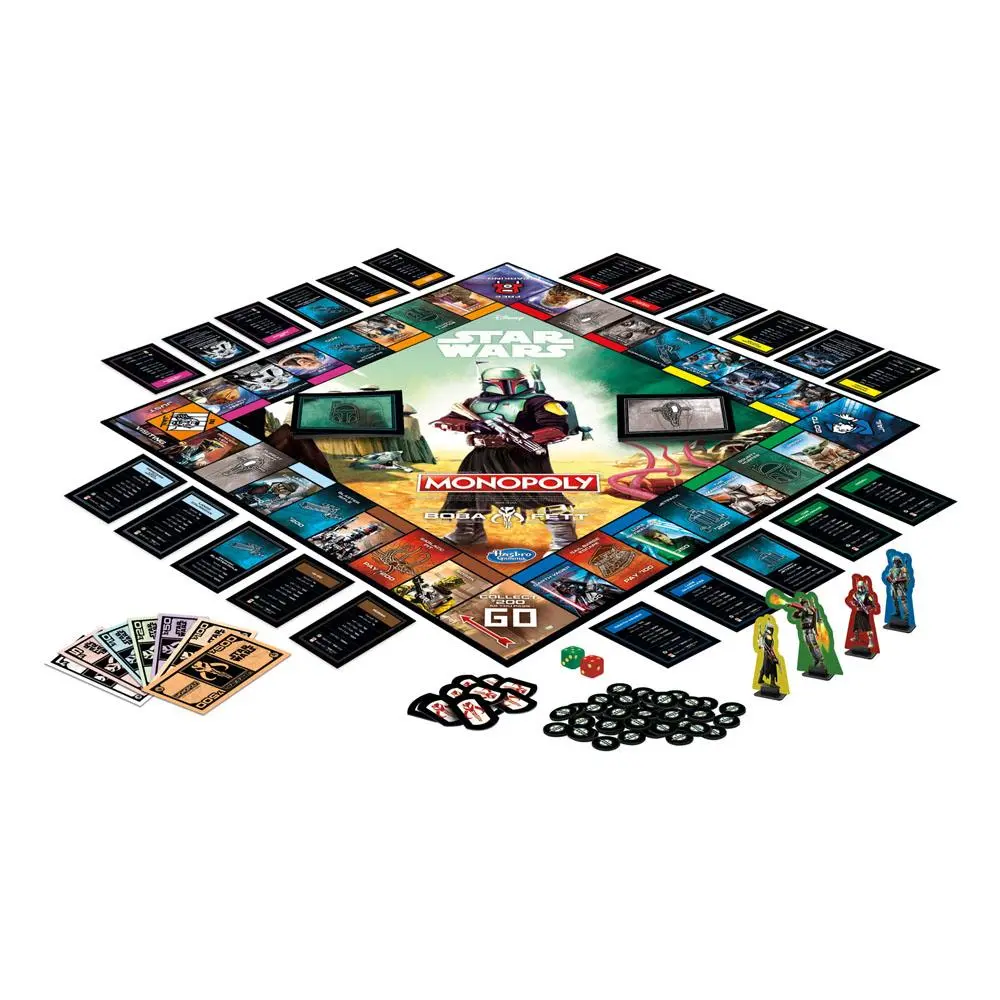 Star Wars Board Game Monopoly Boba Fett Edition *English Version* product photo