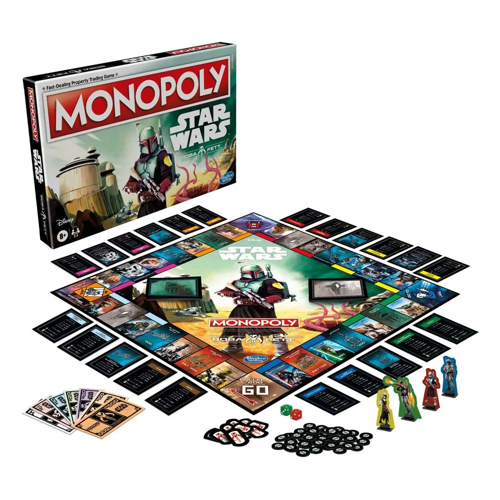 Star Wars Board Game Monopoly Boba Fett Edition *English Version* product photo