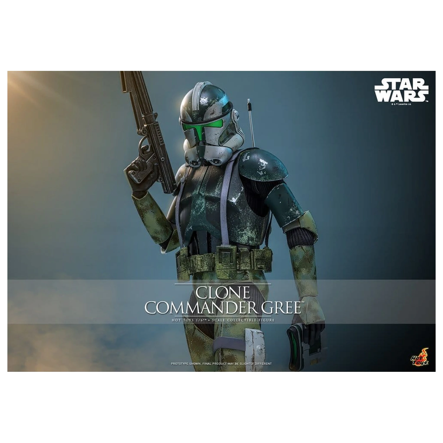 Star Wars Movie Masterpiece Action Figure 1/6 Clone Commander Gree 30 cm product photo