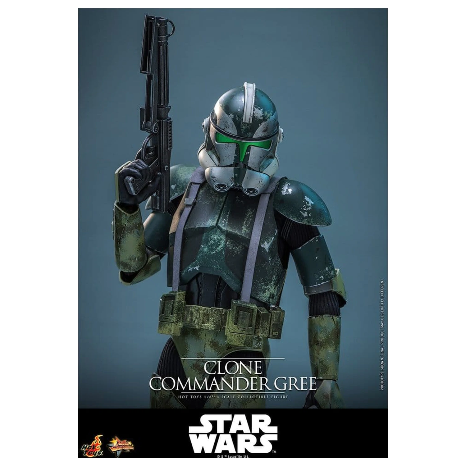Star Wars Movie Masterpiece Action Figure 1/6 Clone Commander Gree 30 cm product photo