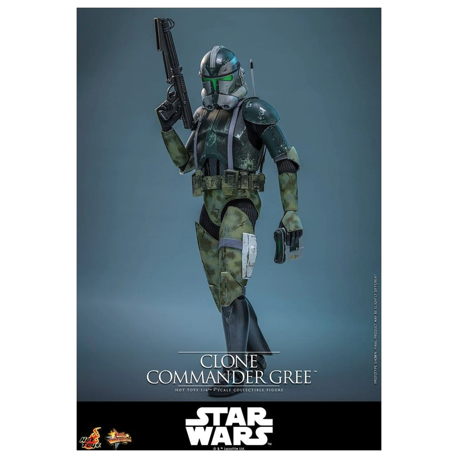 Star Wars Movie Masterpiece Action Figure 1/6 Clone Commander Gree 30 cm product photo