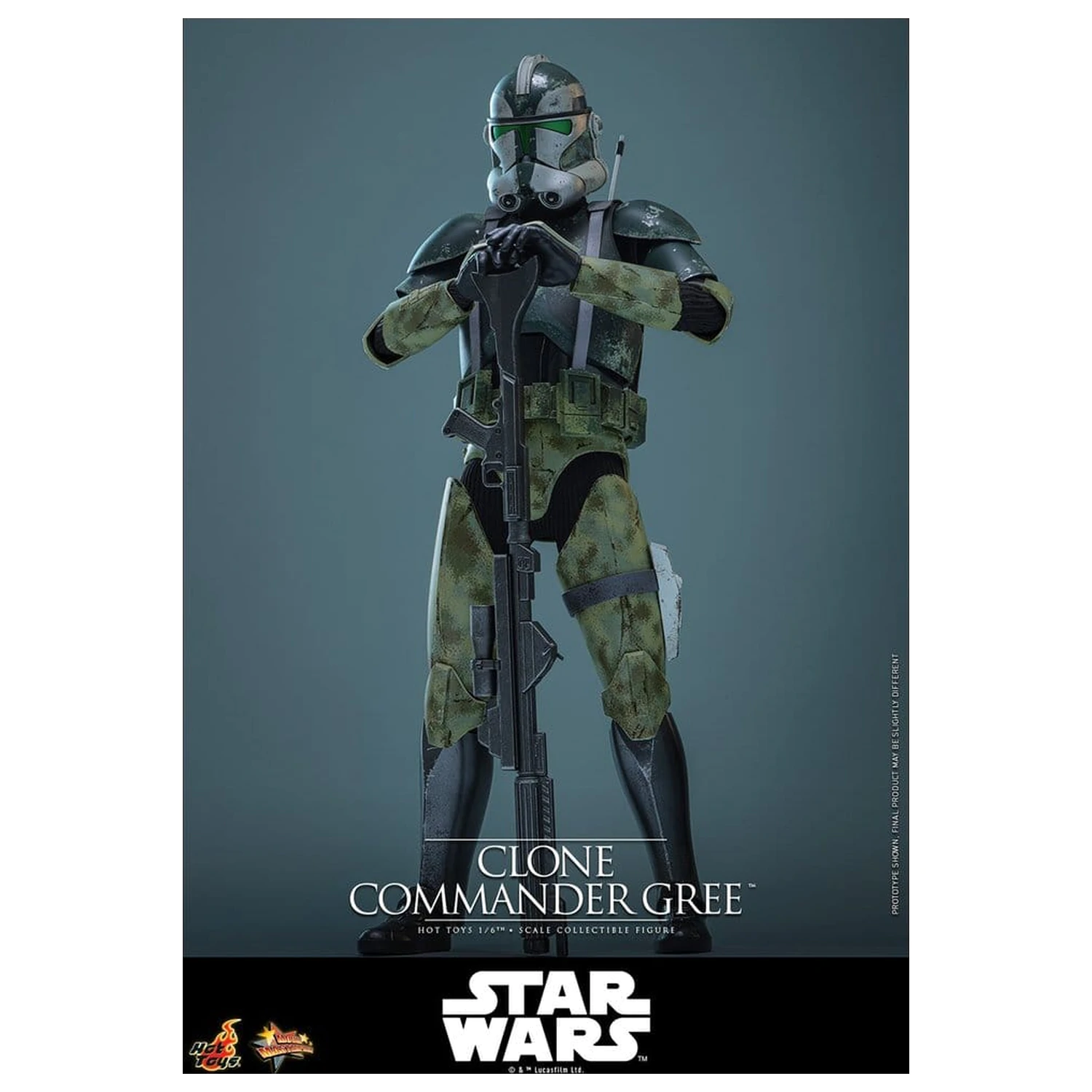 Star Wars Movie Masterpiece Action Figure 1/6 Clone Commander Gree 30 cm product photo
