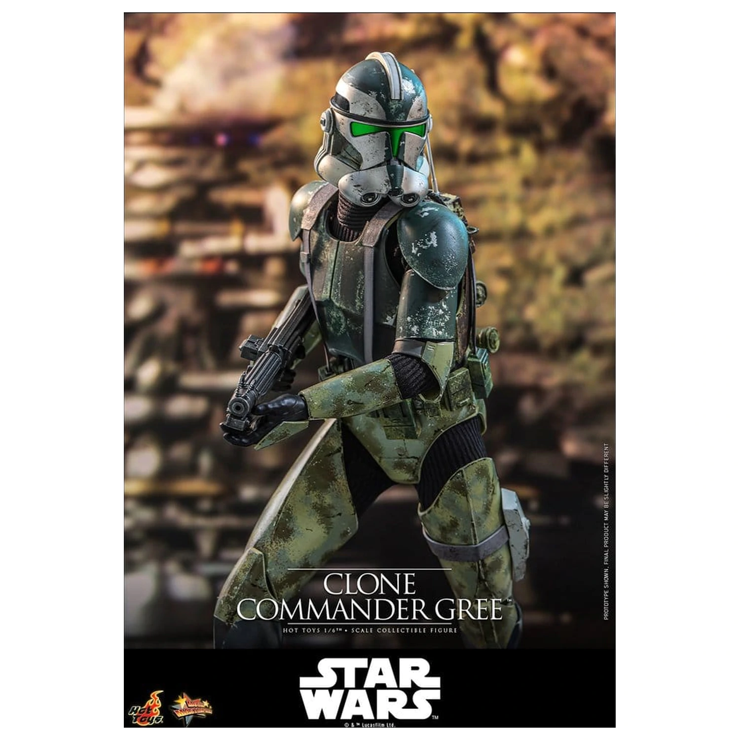 Star Wars Movie Masterpiece Action Figure 1/6 Clone Commander Gree 30 cm product photo