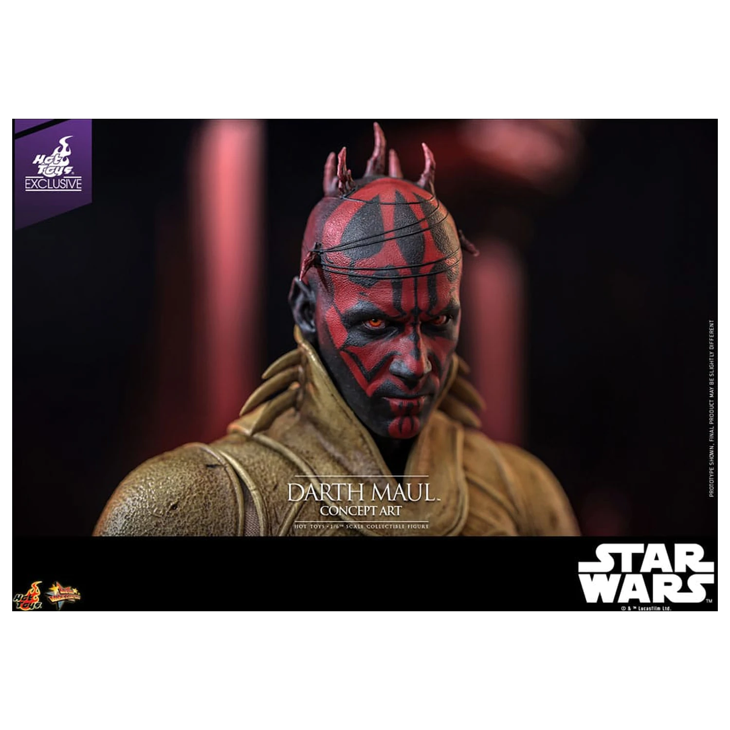 Star Wars Movie Masterpiece Action Figure 1/6 Darth Maul (Concept Art) Hot Toys Exclusive 35 cm product photo
