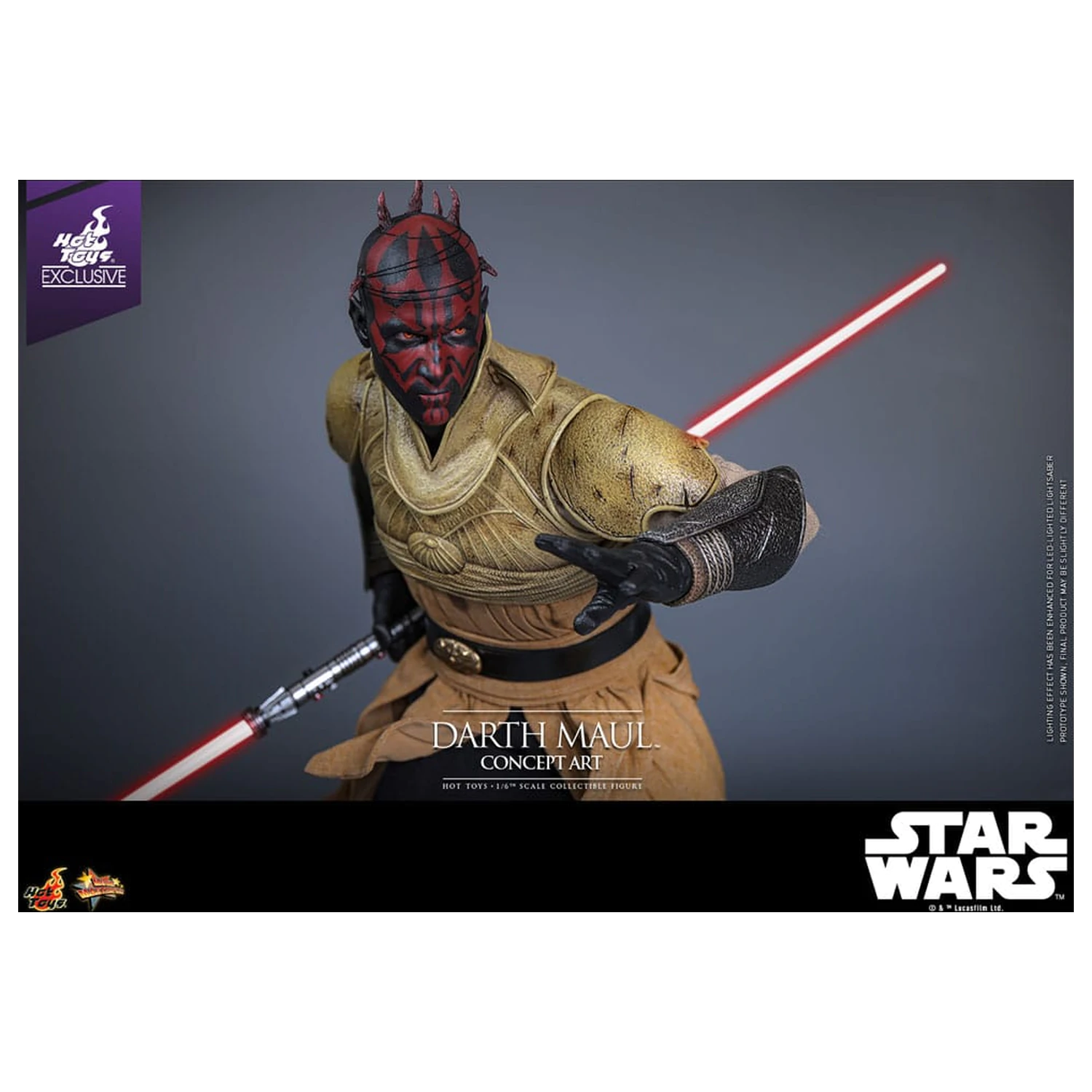 Star Wars Movie Masterpiece Action Figure 1/6 Darth Maul (Concept Art) Hot Toys Exclusive 35 cm product photo