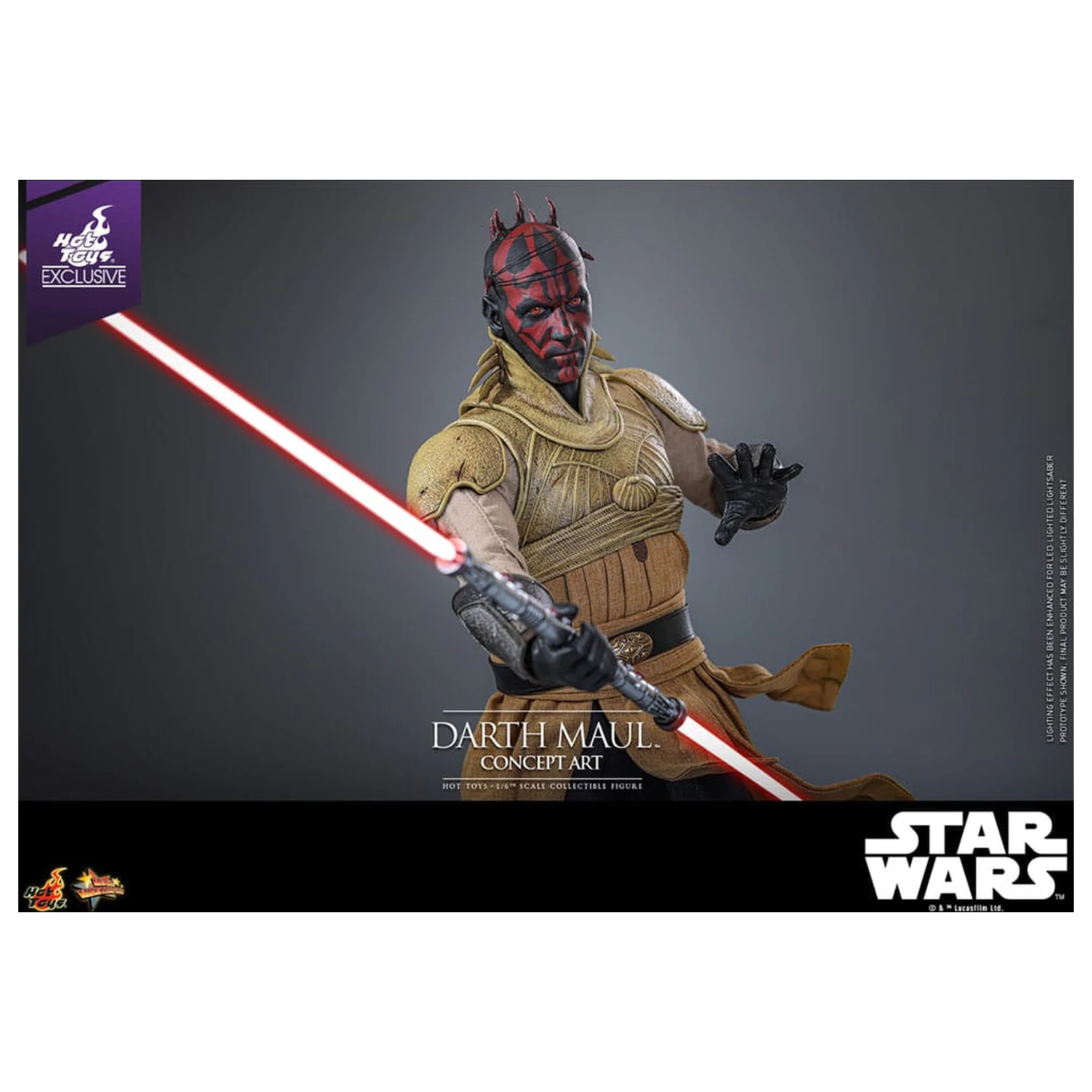 Star Wars Movie Masterpiece Action Figure 1/6 Darth Maul (Concept Art) Hot Toys Exclusive 35 cm product photo