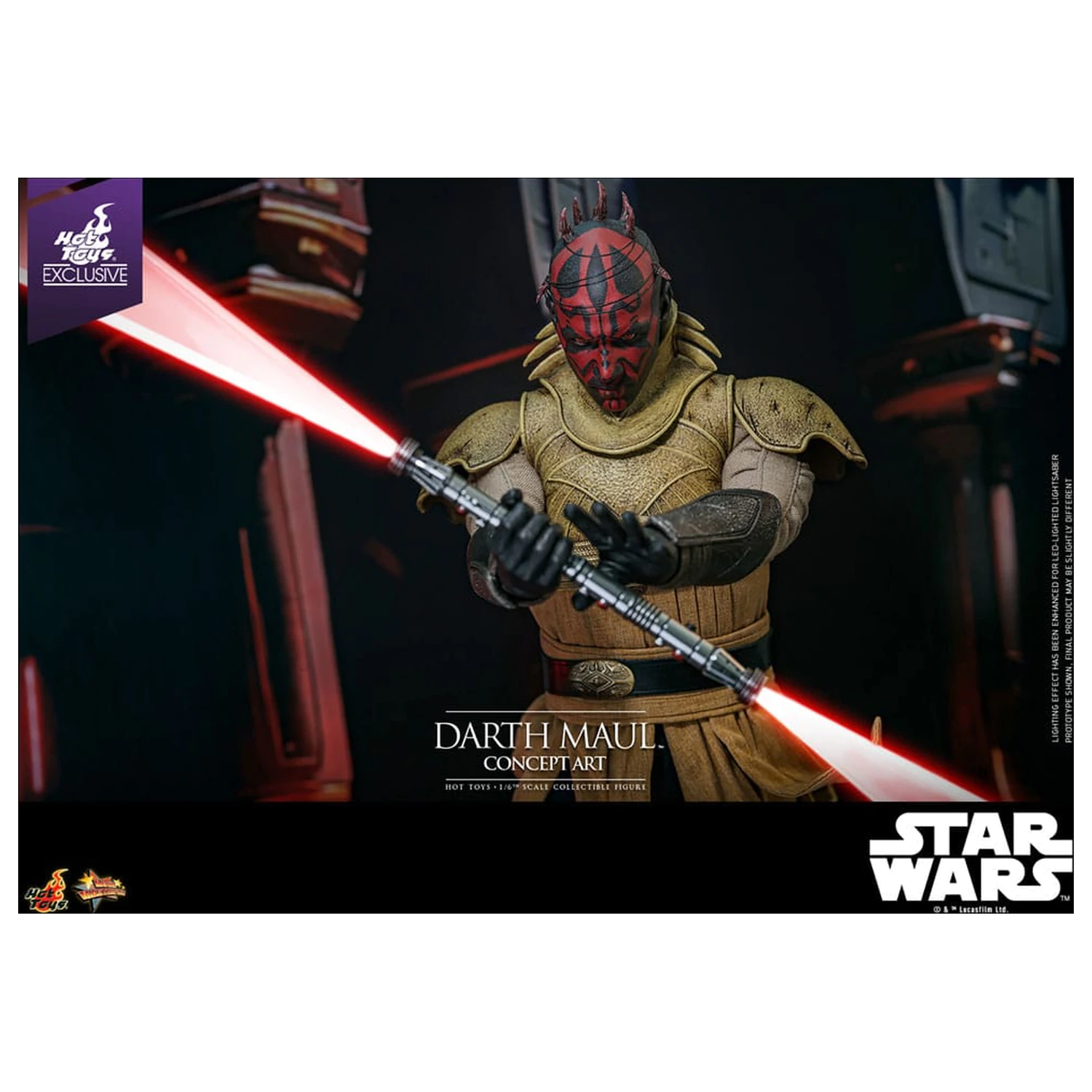 Star Wars Movie Masterpiece Action Figure 1/6 Darth Maul (Concept Art) Hot Toys Exclusive 35 cm product photo