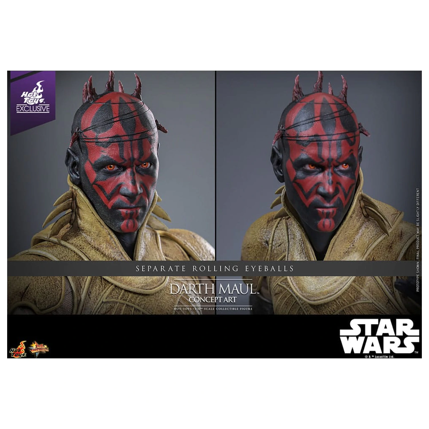 Star Wars Movie Masterpiece Action Figure 1/6 Darth Maul (Concept Art) Hot Toys Exclusive 35 cm product photo