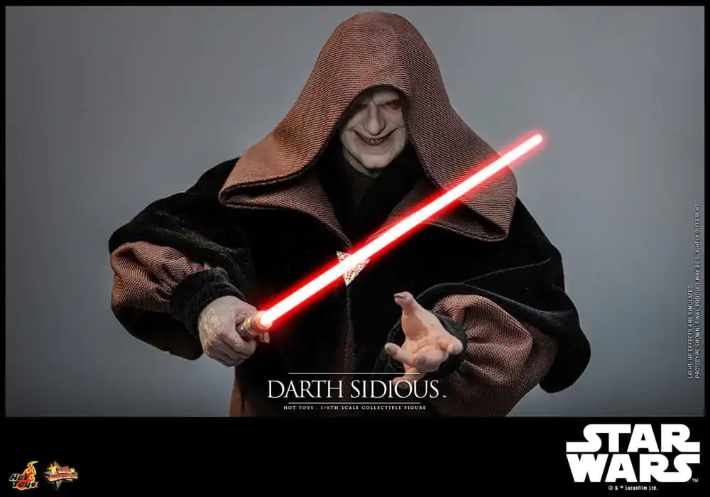 Star Wars Movie Masterpiece Action Figure 1/6 Darth Sidious 29 cm product photo