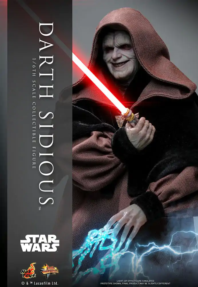 Star Wars Movie Masterpiece Action Figure 1/6 Darth Sidious 29 cm product photo
