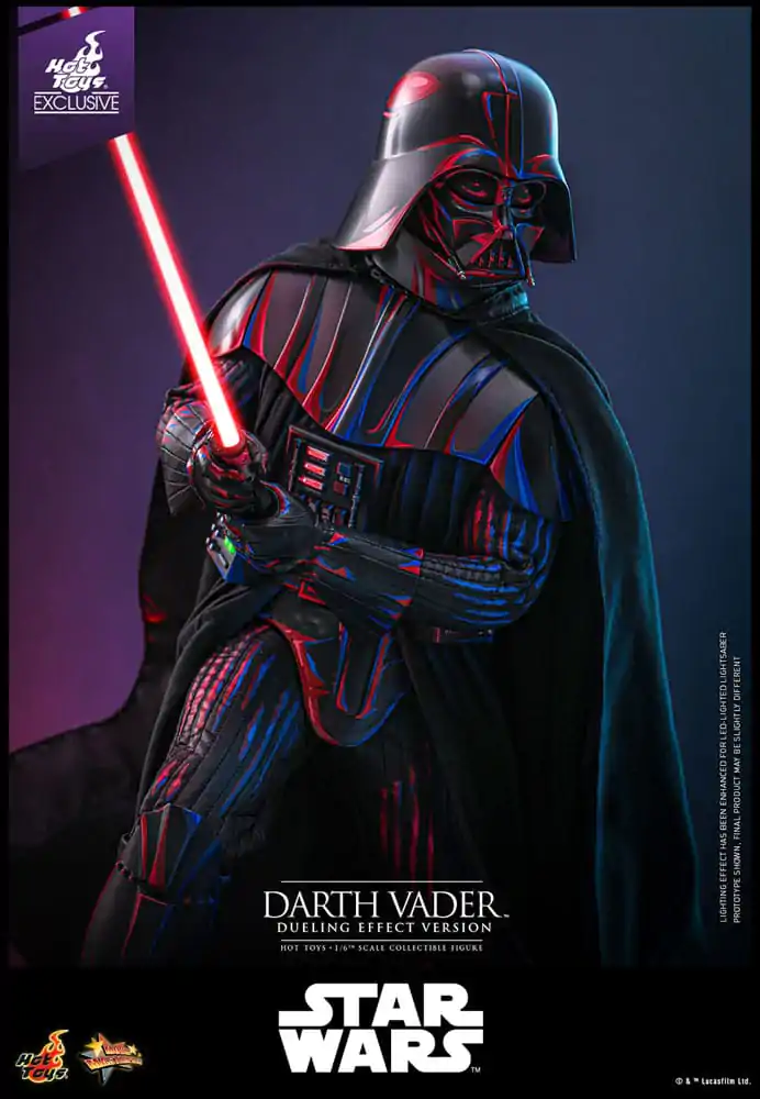 Star Wars Movie Masterpiece Action Figure 1/6 Darth Vader (Dueling Effect Version) Hot Toys Exclusive 35 cm product photo