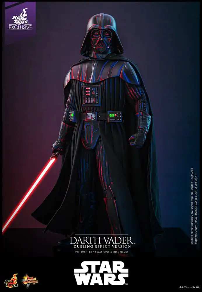 Star Wars Movie Masterpiece Action Figure 1/6 Darth Vader (Dueling Effect Version) Hot Toys Exclusive 35 cm product photo
