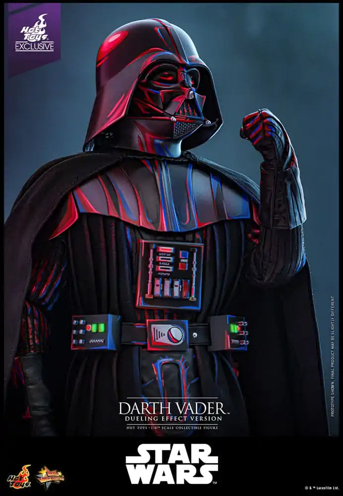 Star Wars Movie Masterpiece Action Figure 1/6 Darth Vader (Dueling Effect Version) Hot Toys Exclusive 35 cm product photo