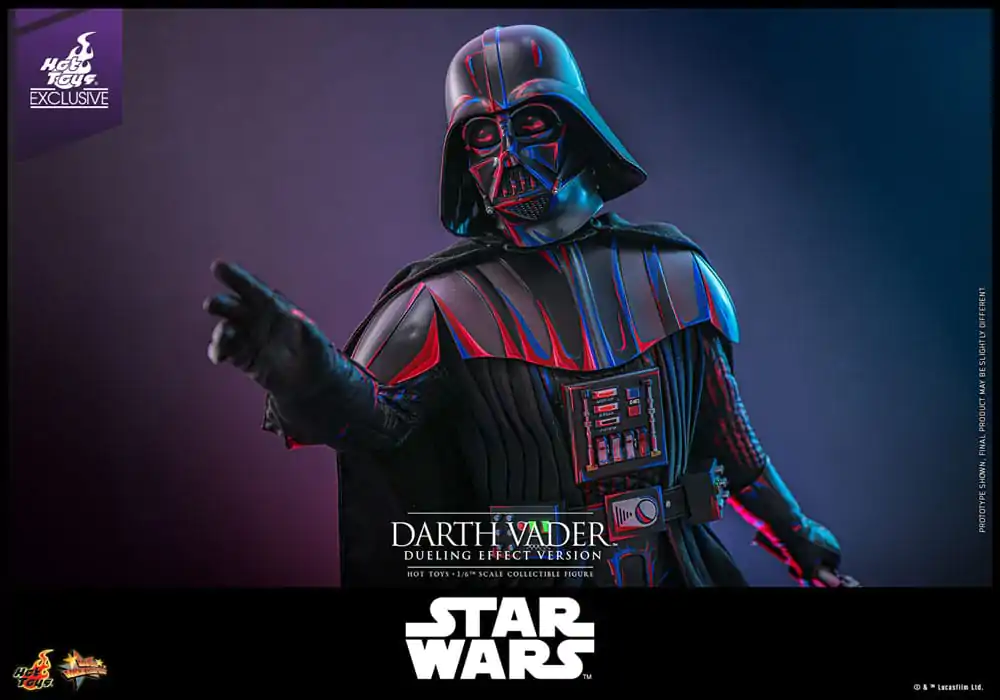Star Wars Movie Masterpiece Action Figure 1/6 Darth Vader (Dueling Effect Version) Hot Toys Exclusive 35 cm product photo