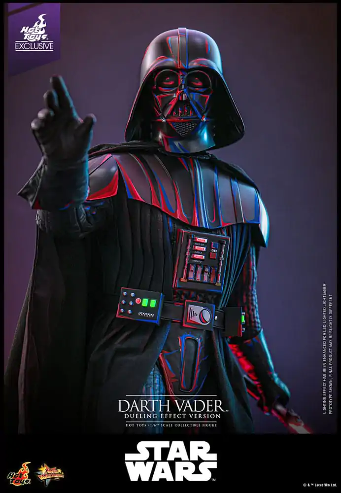 Star Wars Movie Masterpiece Action Figure 1/6 Darth Vader (Dueling Effect Version) Hot Toys Exclusive 35 cm product photo