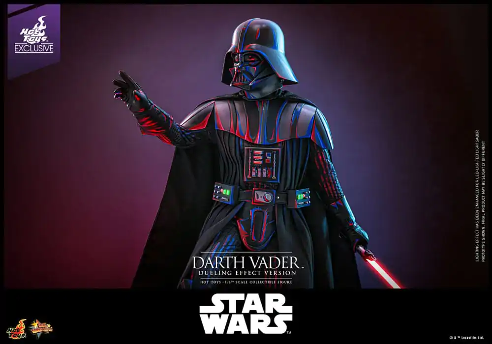 Star Wars Movie Masterpiece Action Figure 1/6 Darth Vader (Dueling Effect Version) Hot Toys Exclusive 35 cm product photo