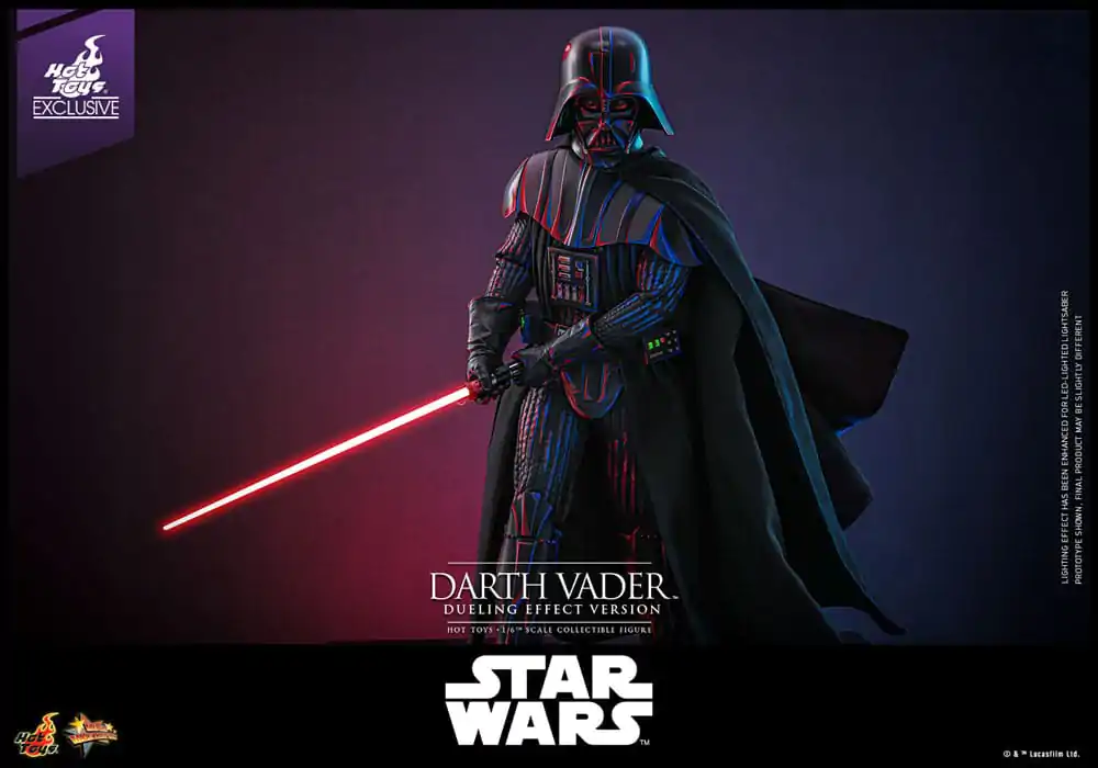 Star Wars Movie Masterpiece Action Figure 1/6 Darth Vader (Dueling Effect Version) Hot Toys Exclusive 35 cm product photo