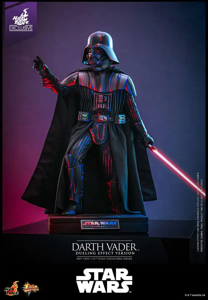 Star Wars Movie Masterpiece Action Figure 1/6 Darth Vader (Dueling Effect Version) Hot Toys Exclusive 35 cm product photo