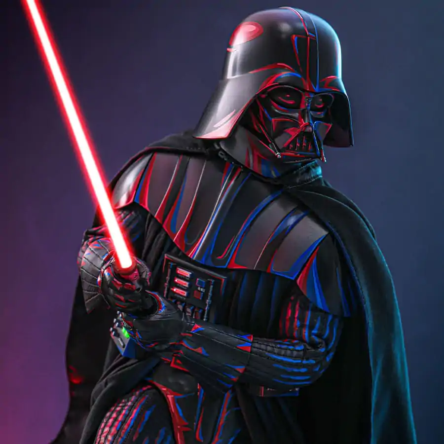 Star Wars Movie Masterpiece Action Figure 1/6 Darth Vader (Dueling Effect Version) Hot Toys Exclusive 35 cm product photo