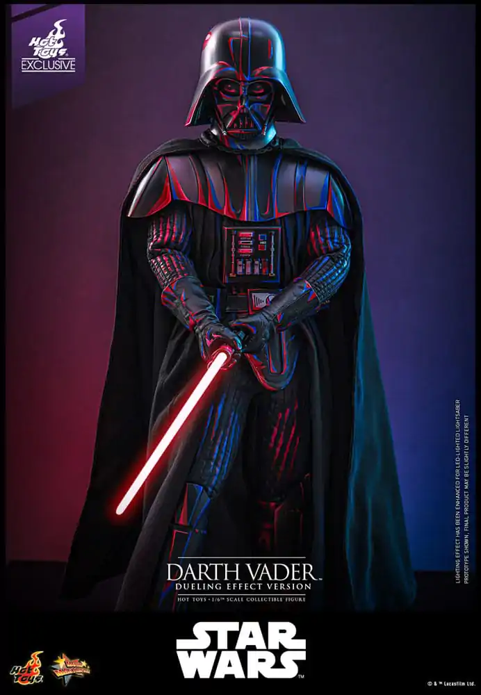 Star Wars Movie Masterpiece Action Figure 1/6 Darth Vader (Dueling Effect Version) Hot Toys Exclusive 35 cm product photo