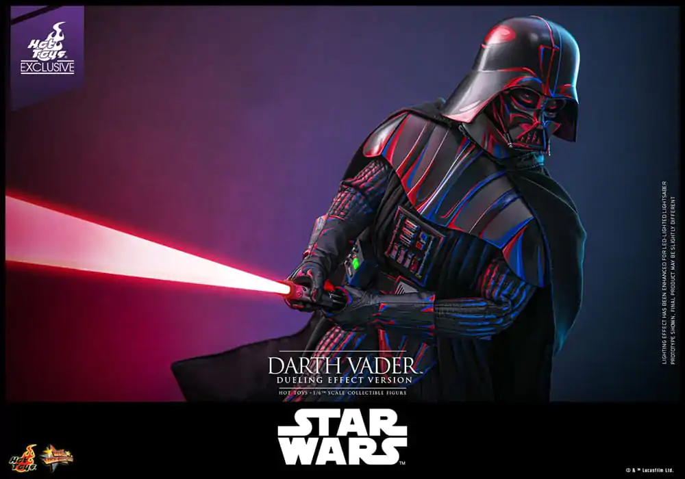 Star Wars Movie Masterpiece Action Figure 1/6 Darth Vader (Dueling Effect Version) Hot Toys Exclusive 35 cm product photo