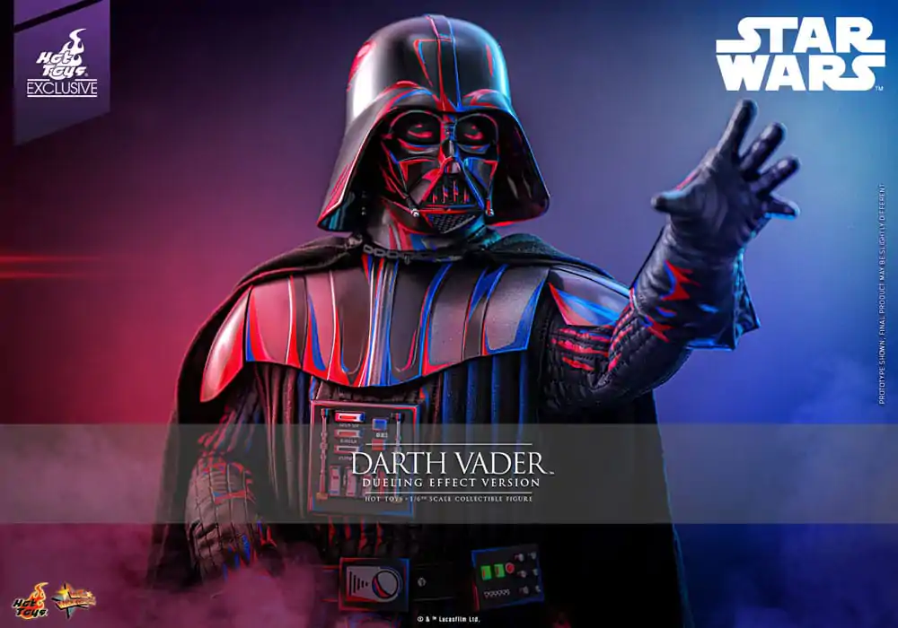 Star Wars Movie Masterpiece Action Figure 1/6 Darth Vader (Dueling Effect Version) Hot Toys Exclusive 35 cm product photo