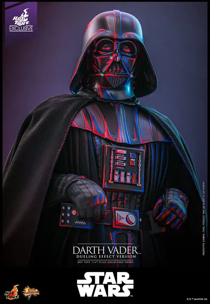 Star Wars Movie Masterpiece Action Figure 1/6 Darth Vader (Dueling Effect Version) Hot Toys Exclusive 35 cm product photo