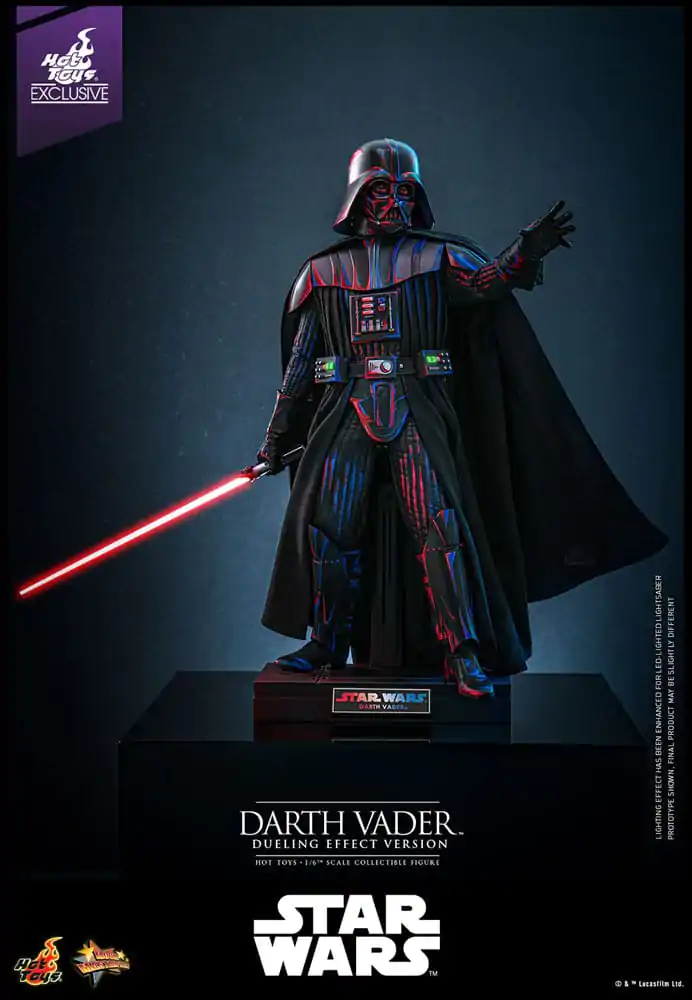 Star Wars Movie Masterpiece Action Figure 1/6 Darth Vader (Dueling Effect Version) Hot Toys Exclusive 35 cm product photo