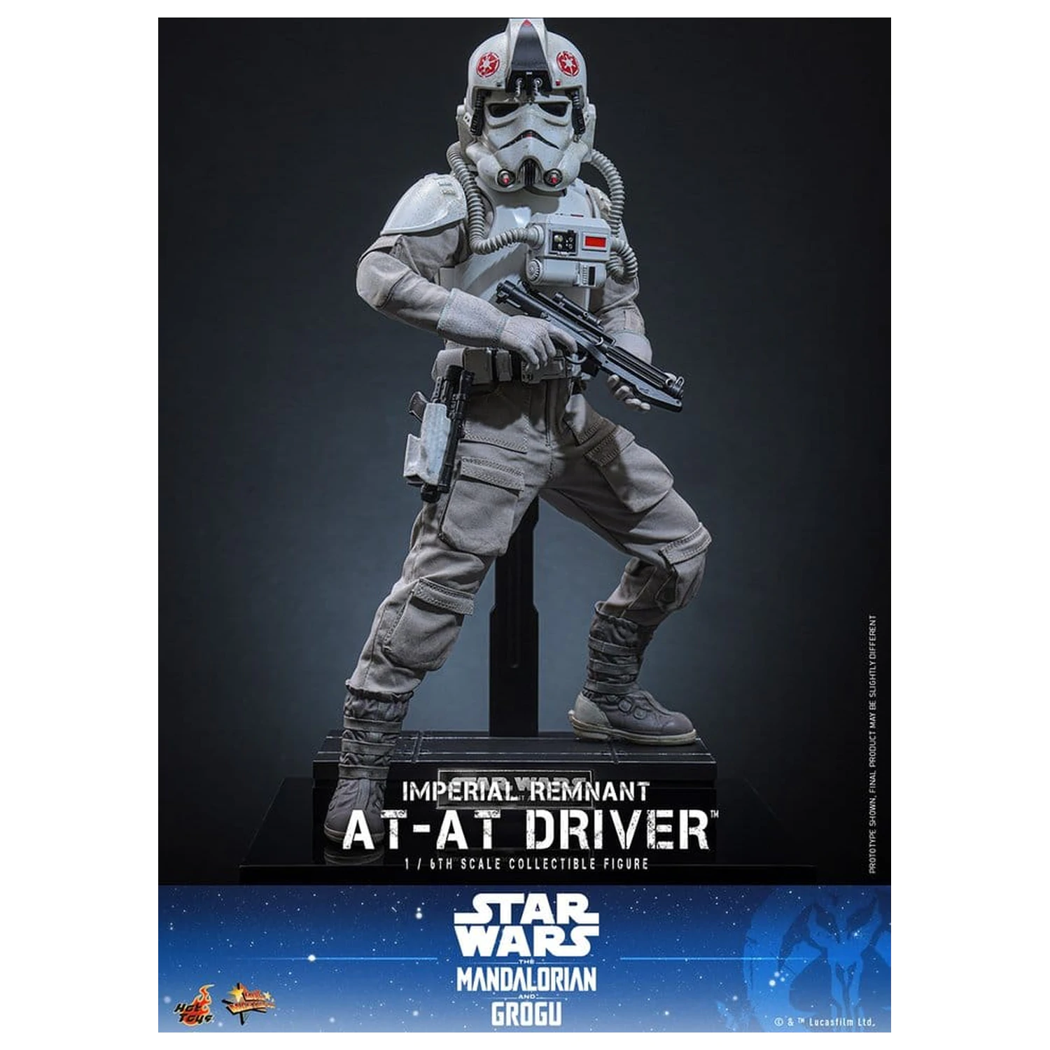 Star Wars Movie Masterpiece Action Figure 1/6 Imperial Remnant AT-AT Driver 30 cm product photo