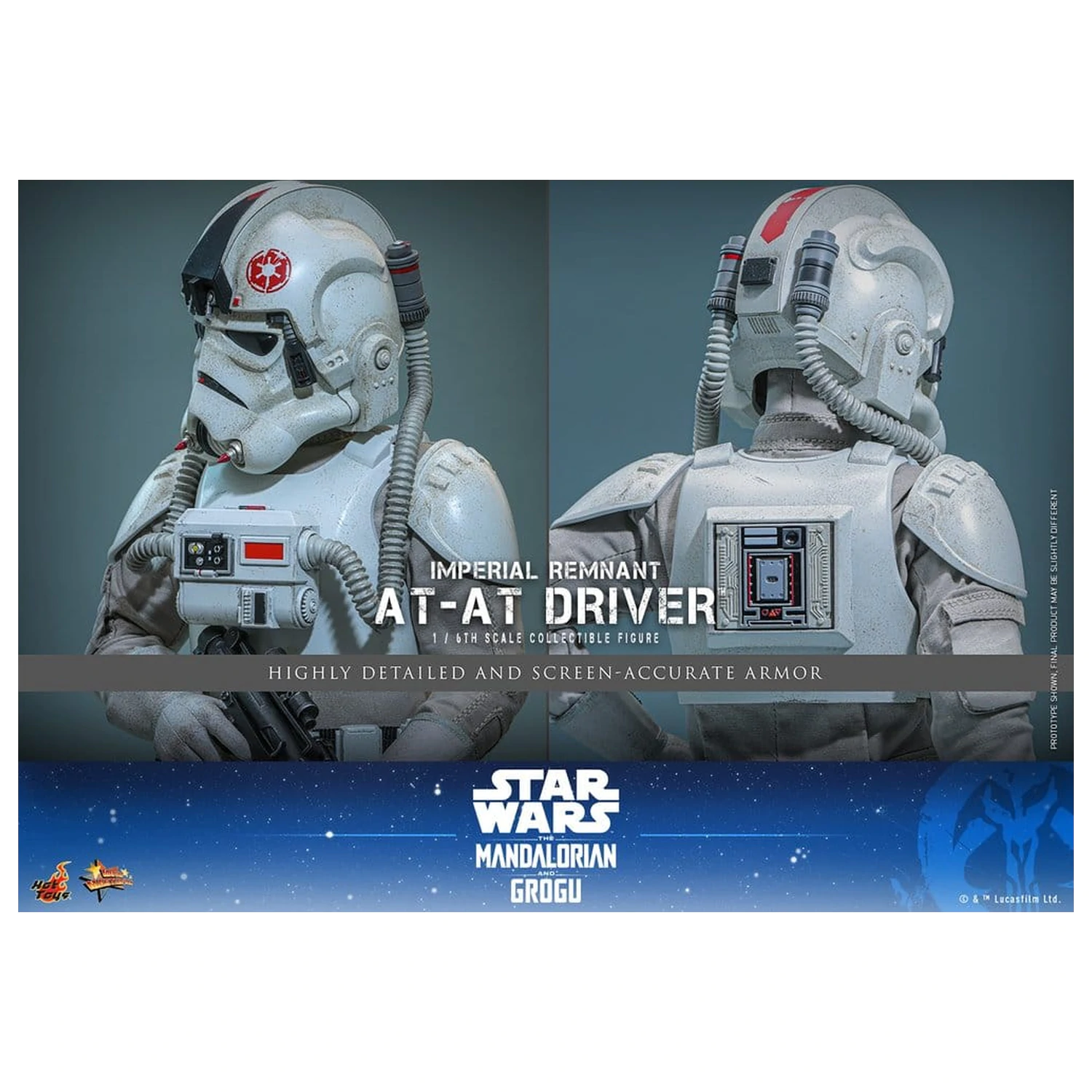 Star Wars Movie Masterpiece Action Figure 1/6 Imperial Remnant AT-AT Driver 30 cm product photo