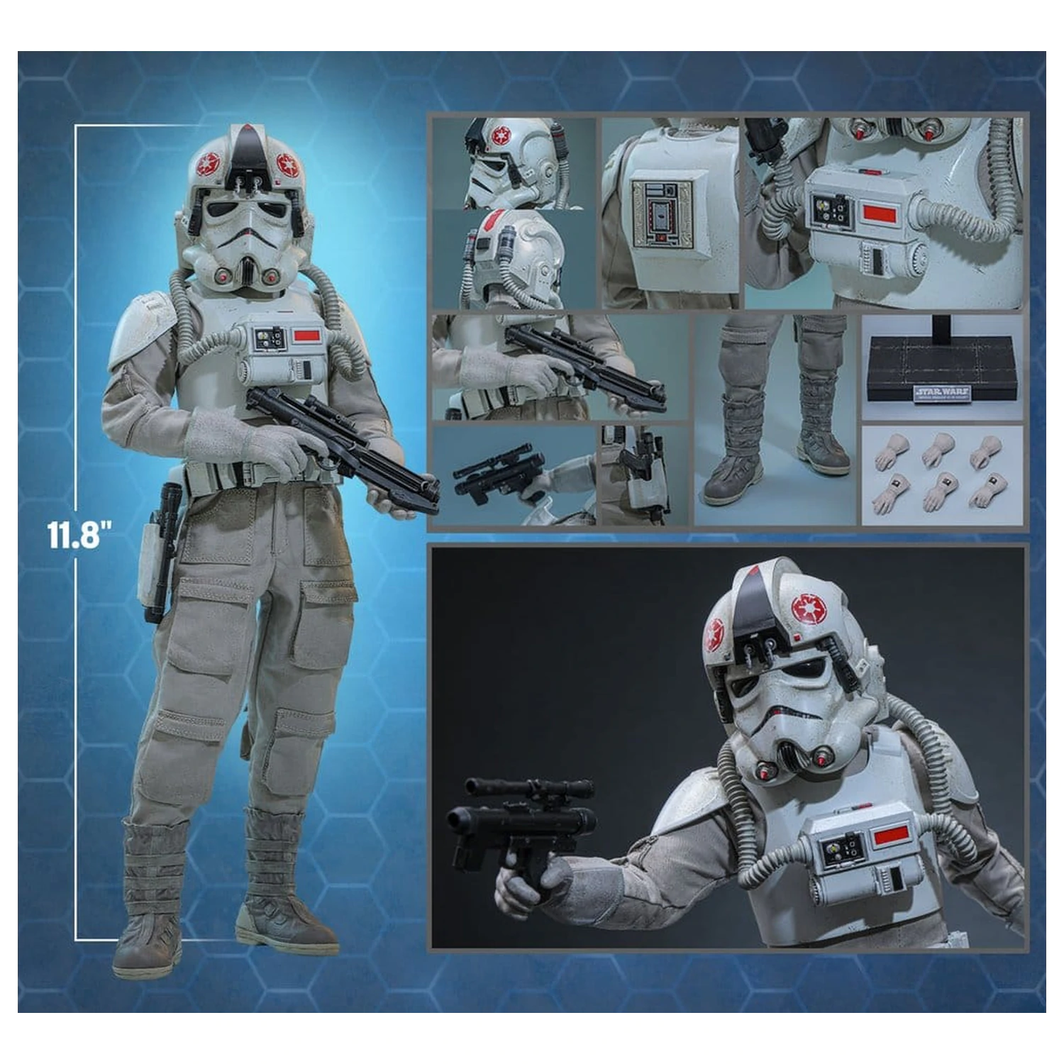 Star Wars Movie Masterpiece Action Figure 1/6 Imperial Remnant AT-AT Driver 30 cm product photo