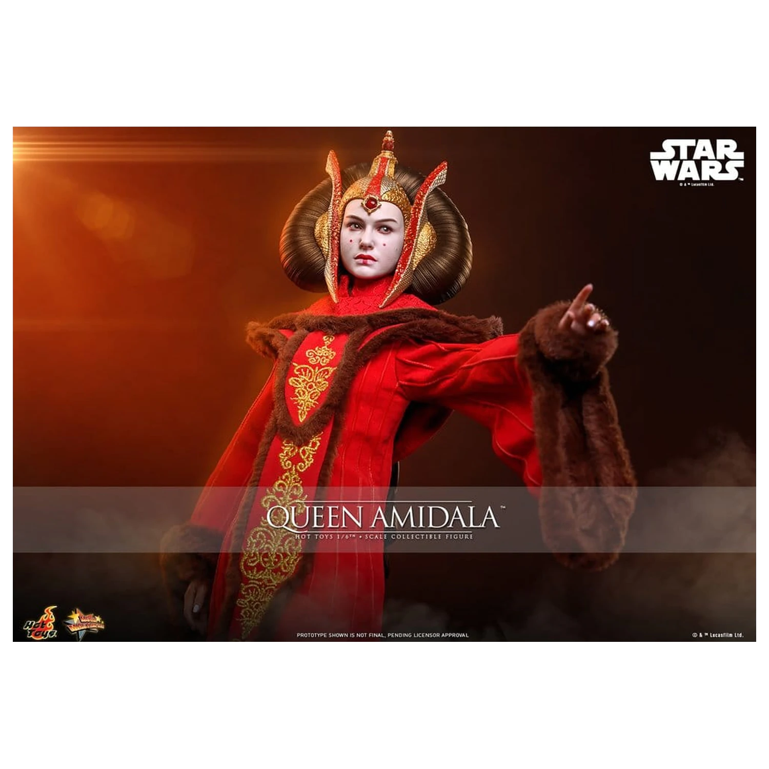 Star Wars Movie Masterpiece Action Figure 1/6 Queen Amidala 28 cm product photo