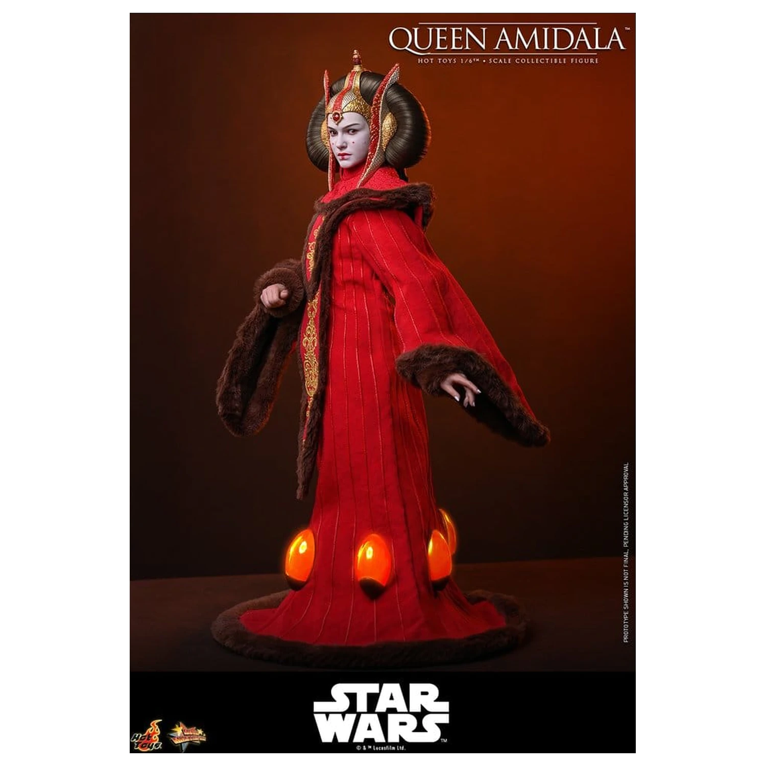 Star Wars Movie Masterpiece Action Figure 1/6 Queen Amidala 28 cm product photo