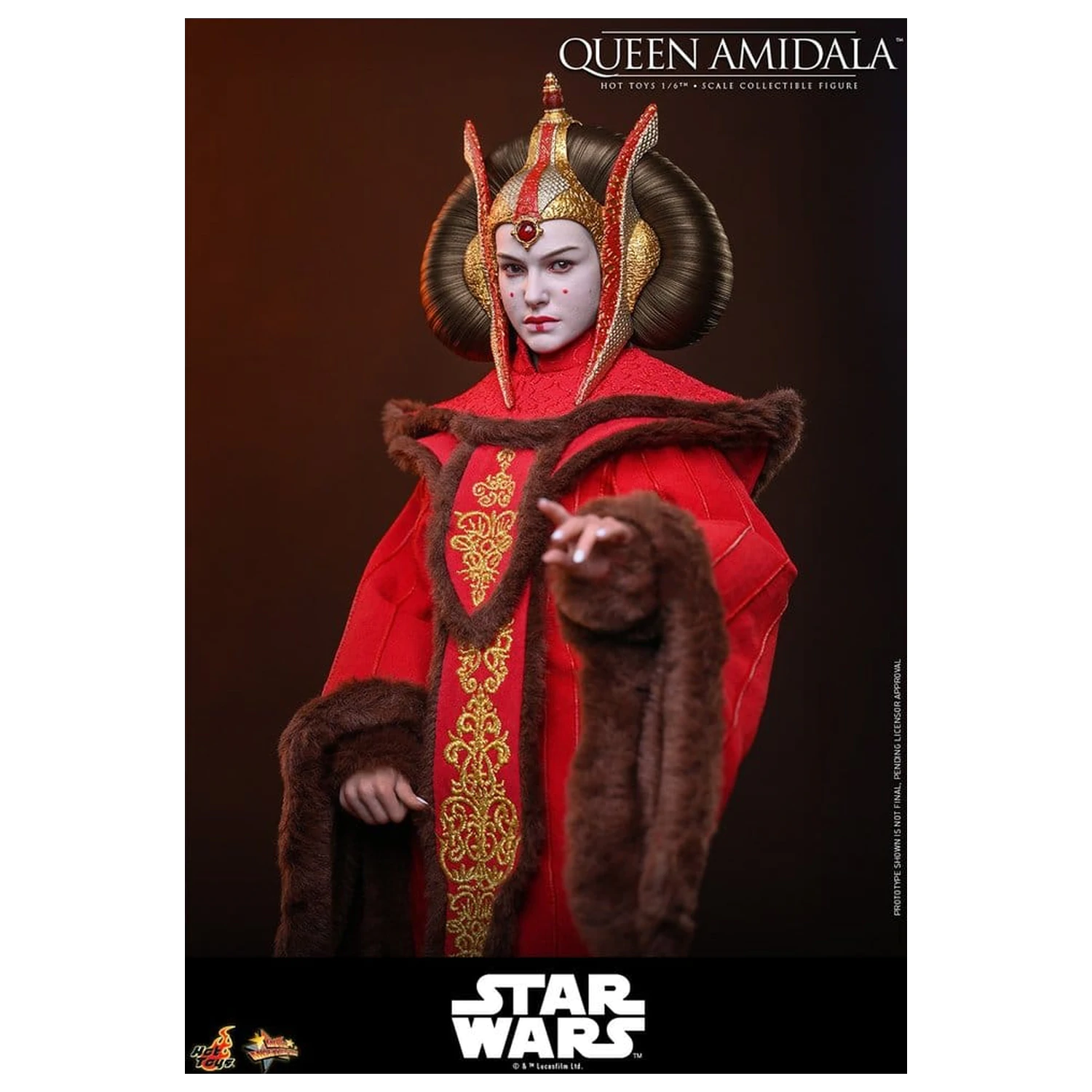 Star Wars Movie Masterpiece Action Figure 1/6 Queen Amidala 28 cm product photo