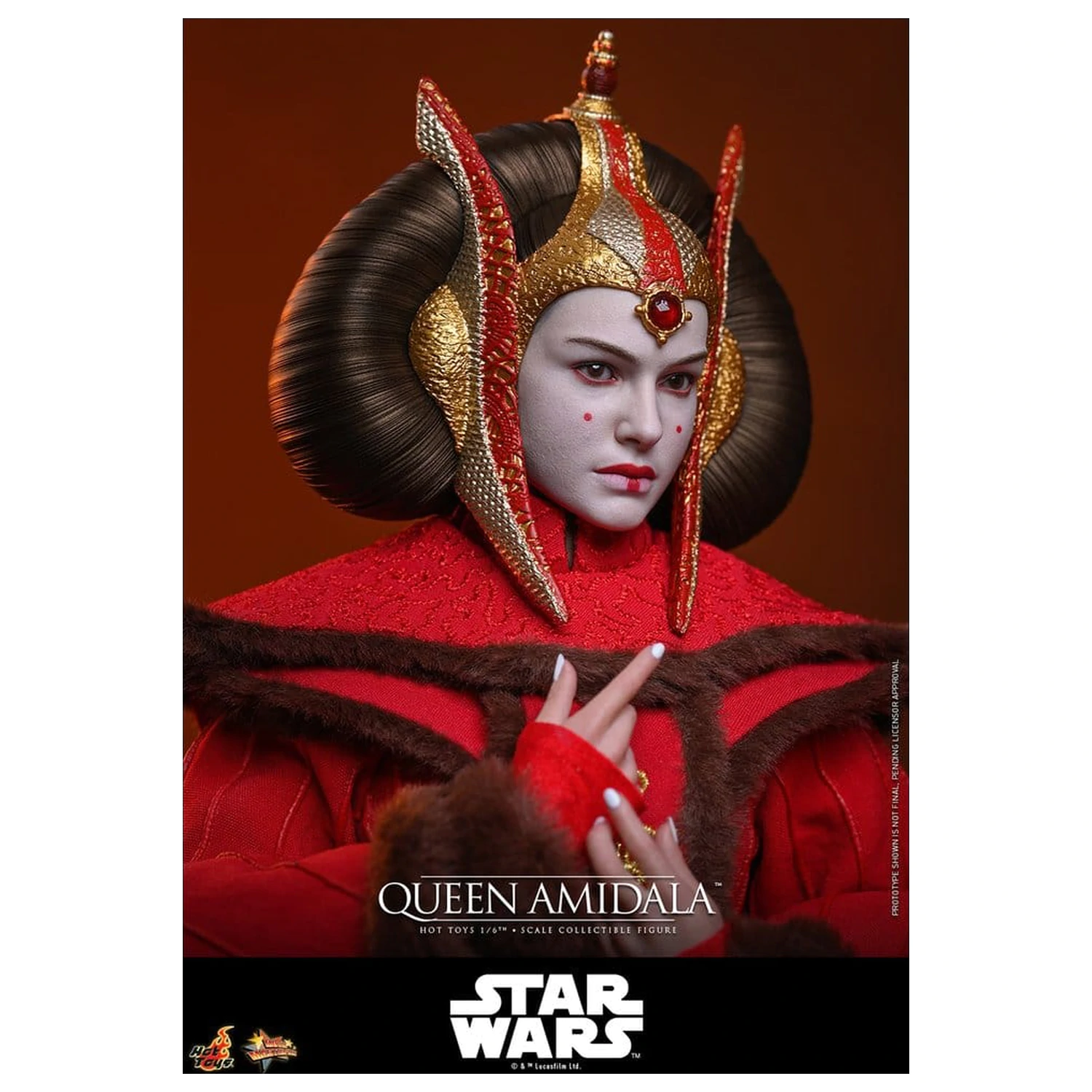 Star Wars Movie Masterpiece Action Figure 1/6 Queen Amidala 28 cm product photo