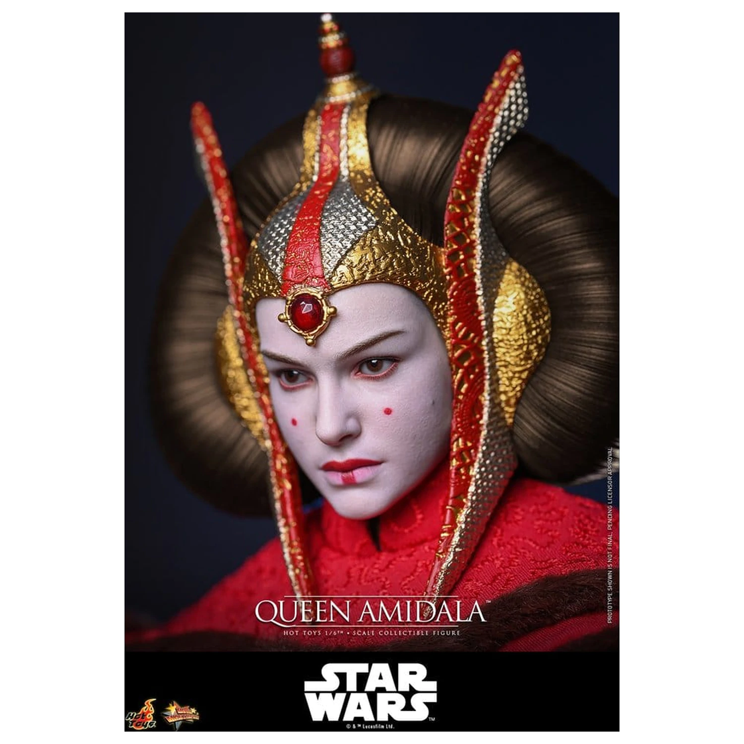 Star Wars Movie Masterpiece Action Figure 1/6 Queen Amidala 28 cm product photo
