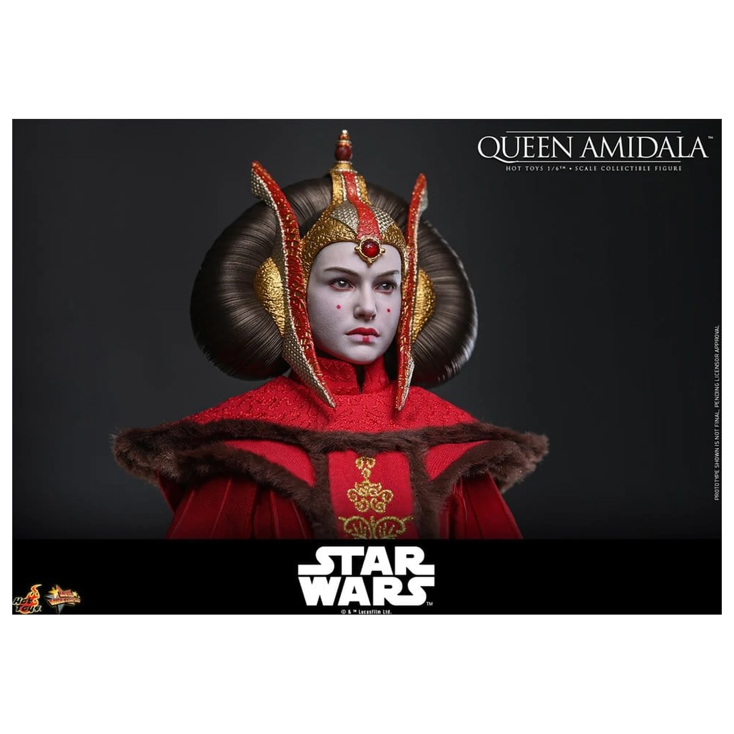 Star Wars Movie Masterpiece Action Figure 1/6 Queen Amidala 28 cm product photo