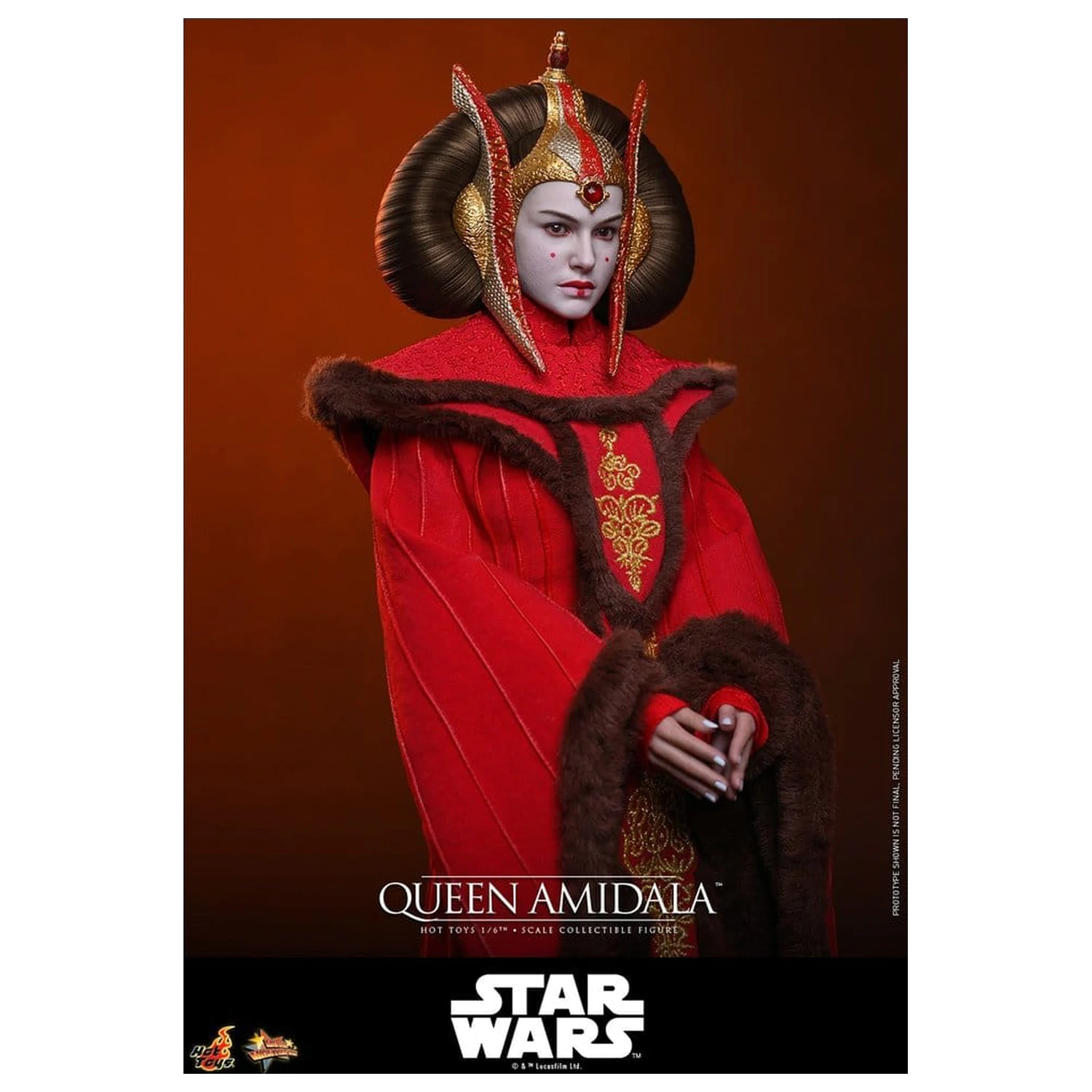 Star Wars Movie Masterpiece Action Figure 1/6 Queen Amidala 28 cm product photo