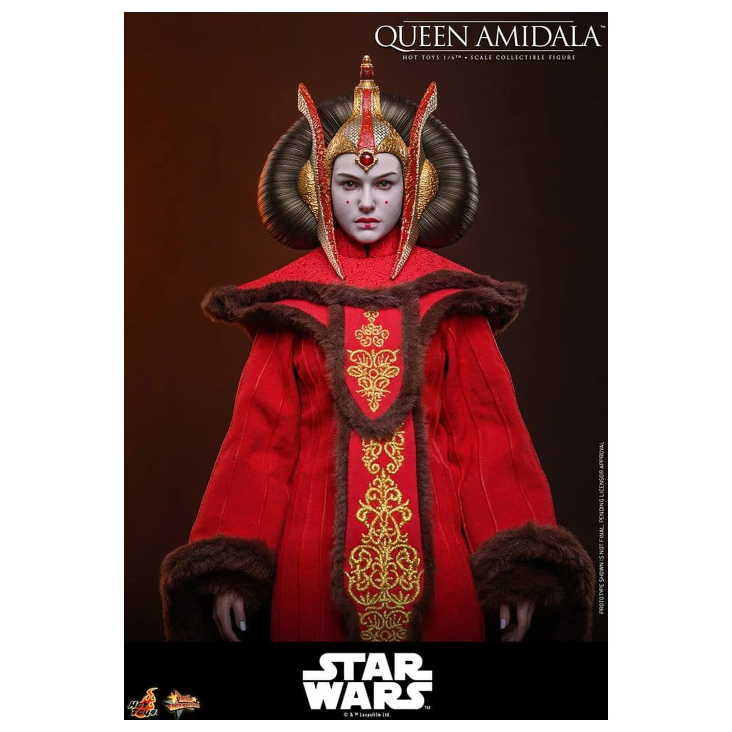 Star Wars Movie Masterpiece Action Figure 1/6 Queen Amidala 28 cm product photo