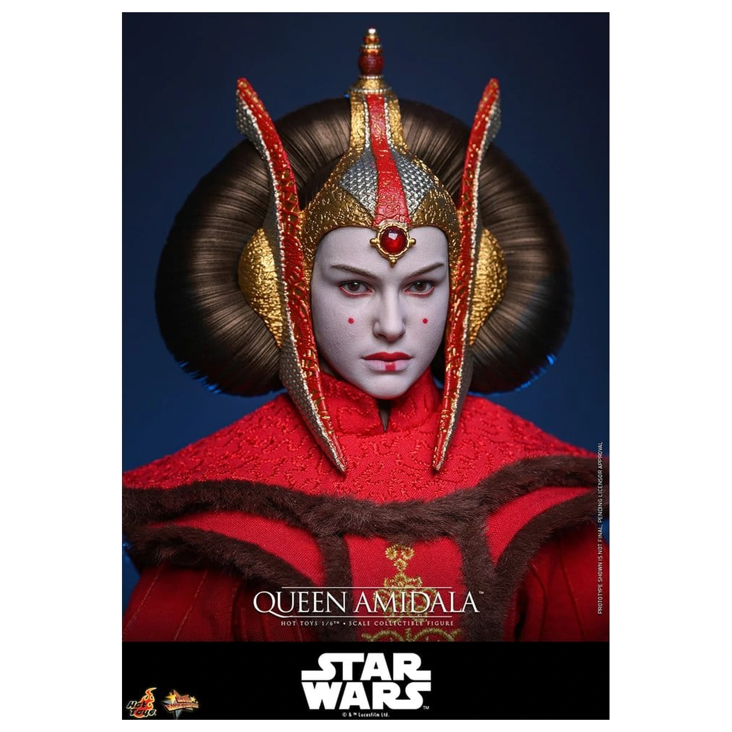 Star Wars Movie Masterpiece Action Figure 1/6 Queen Amidala 28 cm product photo